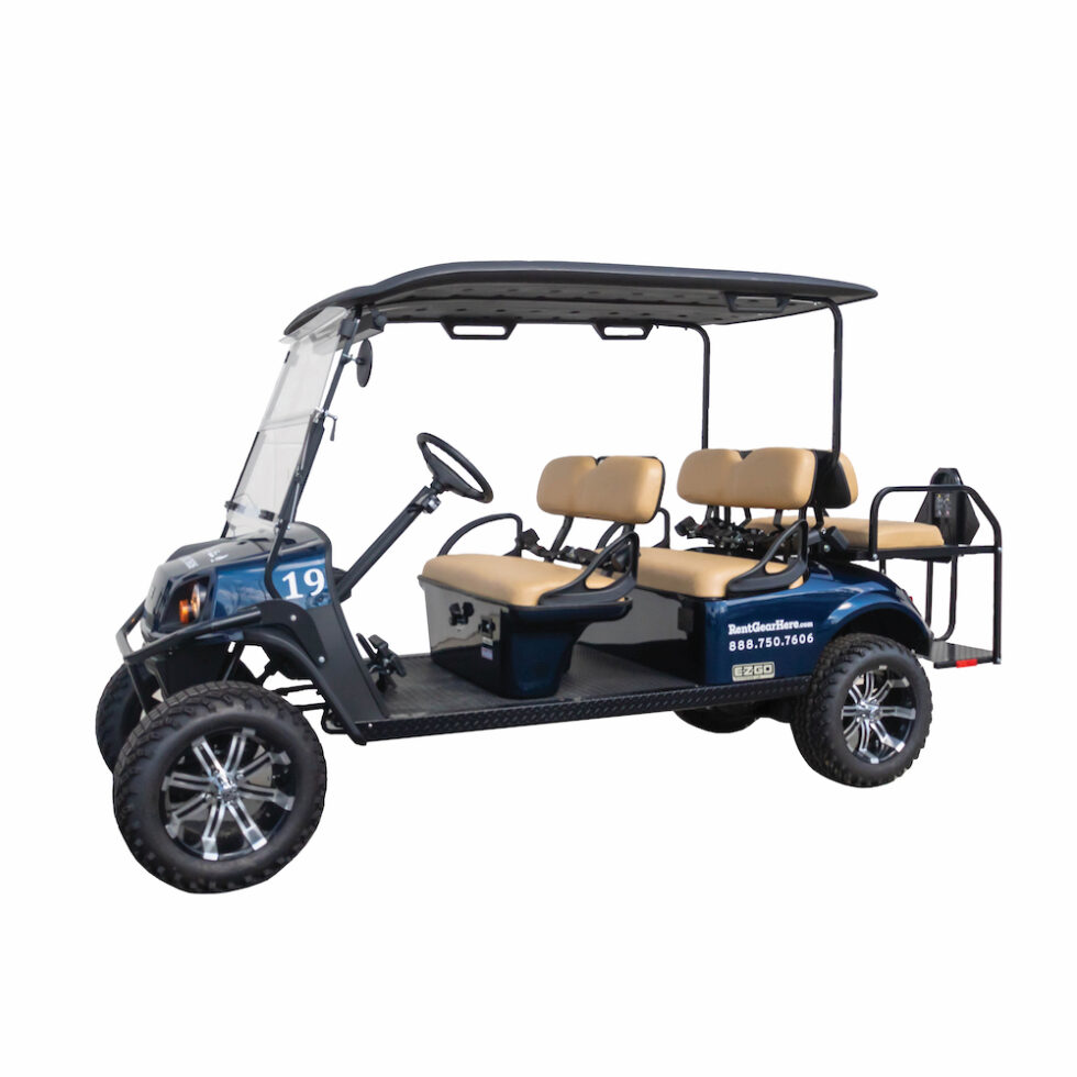 SIX SEATER GOLF CART RENTAL 30A Equipment and Concierge Vacayzen