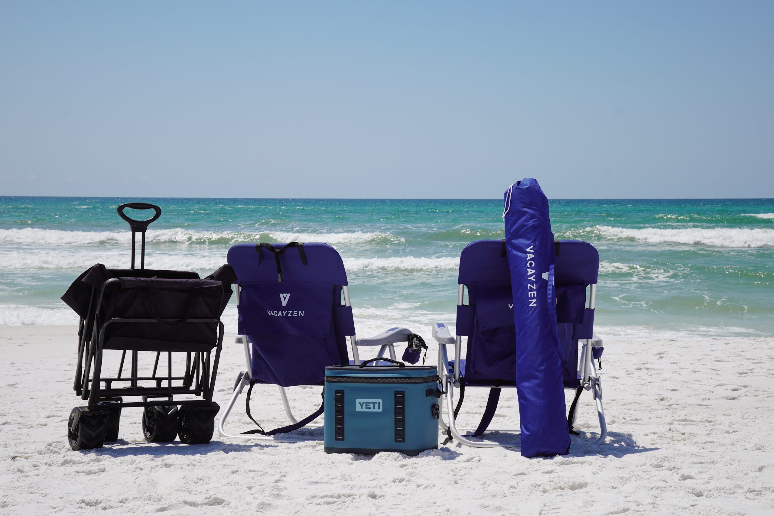 backpack beach chair set